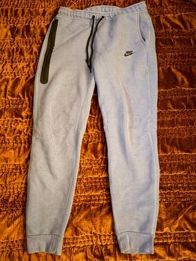Nike Tech Blue Sweatpants with black Accents